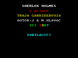 Sherlock Holmes - Traja Garridebovia (1987)(Sybilasoft)
